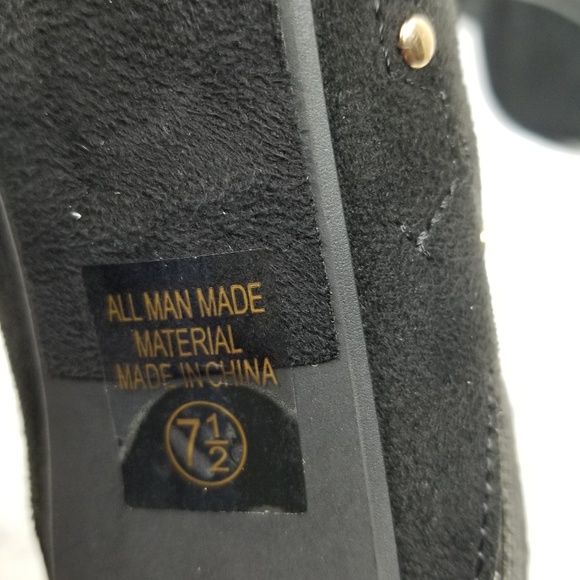 Black Ankle Zip Up Lita Open Toe size 7.5 - Picture 7 of 7